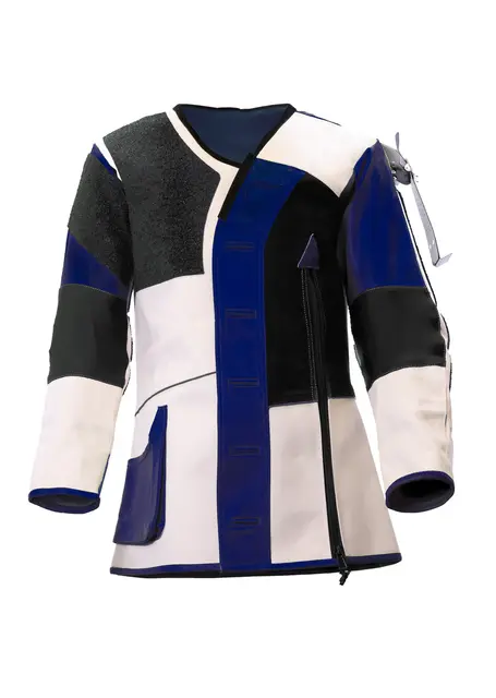 Landrø Skytterjakke Senior – mod.2026 Blå, Hvit og Svart 