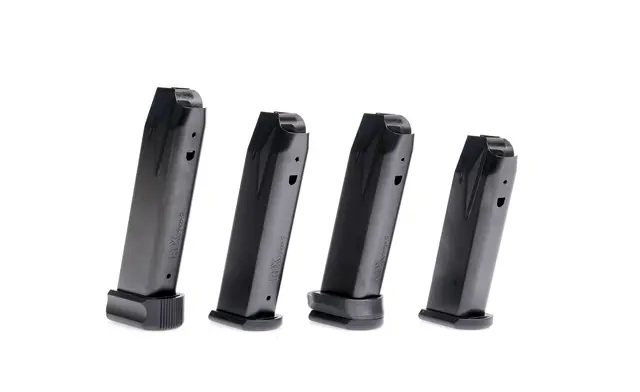 Arex Zero 1, Magasin, 17 skudd kal. 9x19mm 