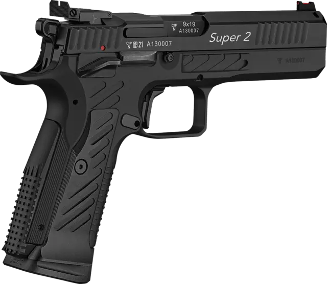 Arma Zeka AZ-P1 Super 2 Black 9x19 12,7cm pipe 