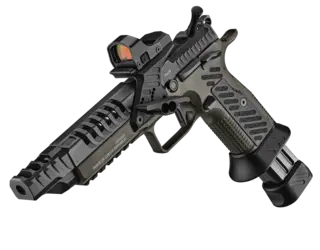 Arma Zeka AZ-P1 Giant. Trijicon mount 9x19 Major. Black