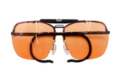 B&P skytebrille med 4 glass