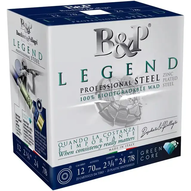 Baschieri & Pellagri Legend Pro Steel GC 12/70 24g #7 425m/s (25/250) 
