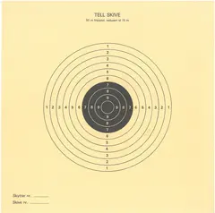 Skive Tell for pistol 25x25 