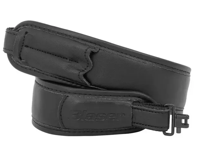 Blaser Riflereim Lær/Sort med hurtigreimfeste 
