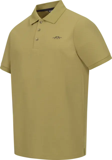 Blaser Solid Polo Shirt Men 25 dull gold 