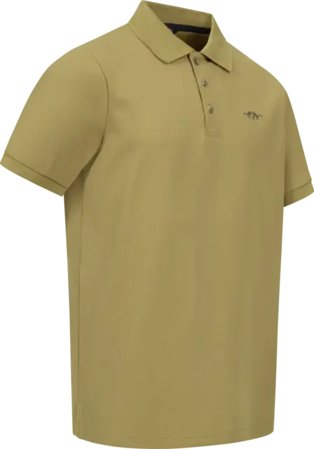 Blaser Solid Polo Shirt Men 25 dull gold 