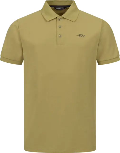 Blaser Solid Polo Shirt Men 25 dull gold 