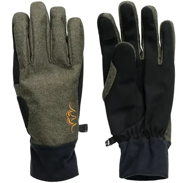 Blaser Vintage Gloves Olive mèlange/Black 