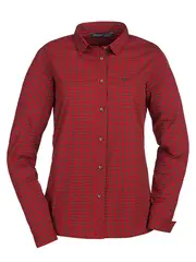 Blaser Ladies Stretch Blouse Sergia brown/red checked