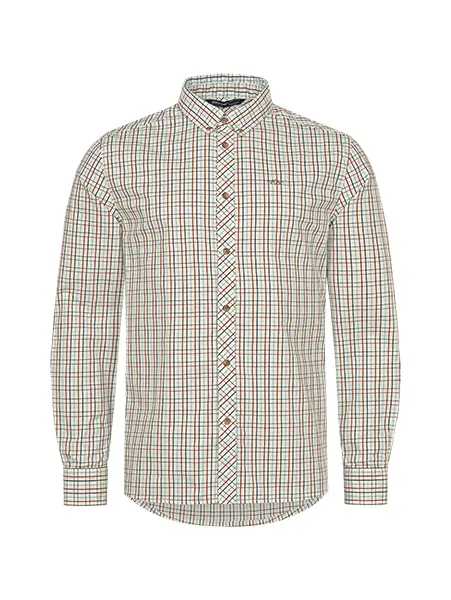Blaser Men's Shirt Tristan bordeaux/blue checked 