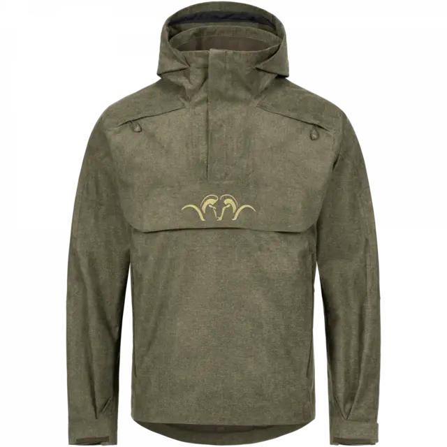 Blaser Men's VINTAGE Anorak Einar olive mélange/black L 