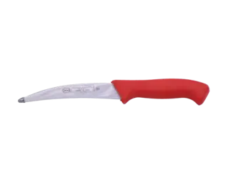 Sanelli Skinn-/Bukkkniv 15 cm. r&#248;dt h&#229;ndtak