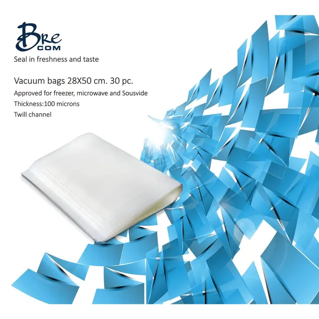 Brecom Vakuumpose 28x50 cm 30 stk 