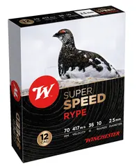 Winchester Super Speed 12/70 36 gram #7 Rype- blypatron