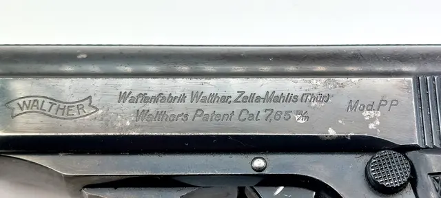 Brukt - Walther PP Zella Mehlis .32 ACP Krigsprodusert 