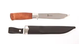 Brusletto Hunter m/l&#230;rslire, bladlengde: 13,2cm