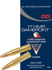 CCI 17 HMR Game Point 1,3g / 20gr SP