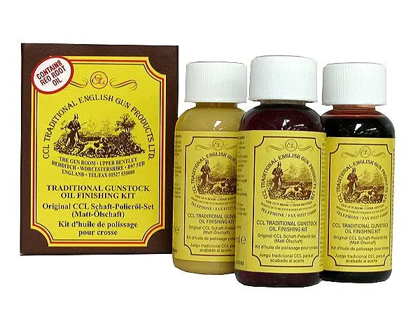 CCL Gunstock Oil Finishing Kit 3x50 ml 