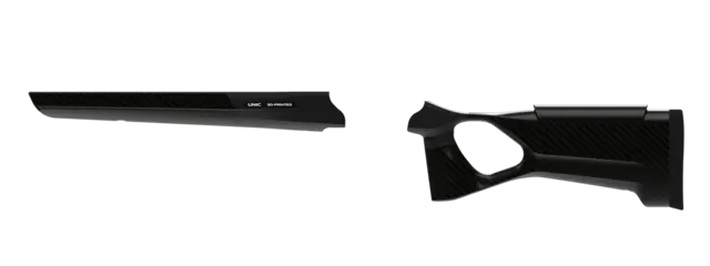 FBT UNIC Revolution Blaser R93 2-delt (Adjustable stock) std barrel Black Matt 