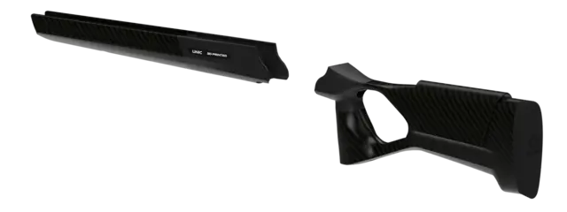 FBT UNIC Revolution Blaser R93 2-delt (Adjustable stock) std barrel Black Matt 
