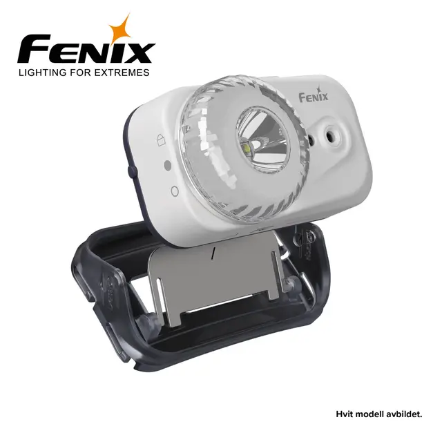 FENIX HL17R Hodelykt 500lm sort lykt med hvit og rødt lys 
