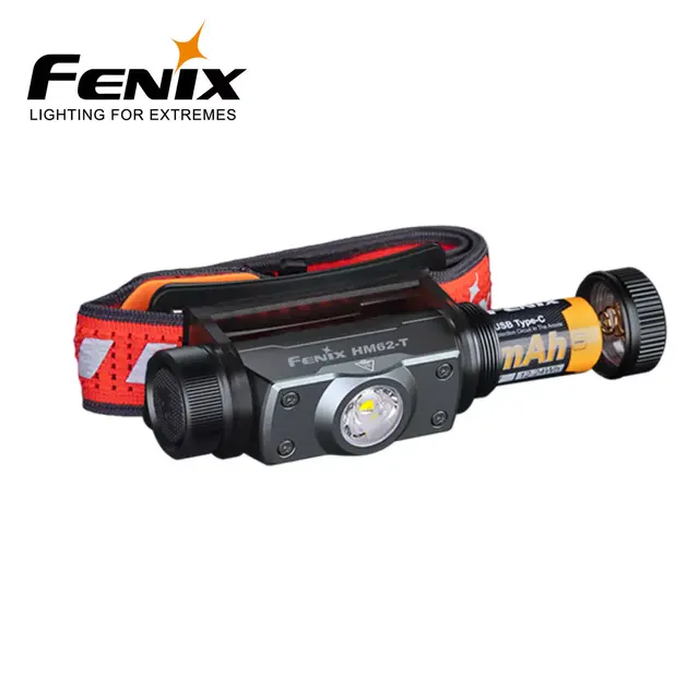 FENIX HM62-T hodelykt 1200lm hvit og rødt LED lys 