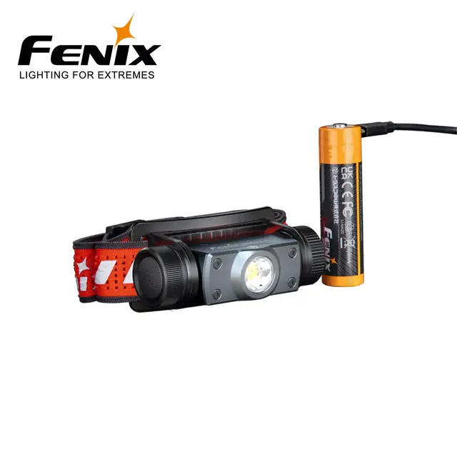 FENIX HM62-T hodelykt 1200lm hvit og rødt LED lys 