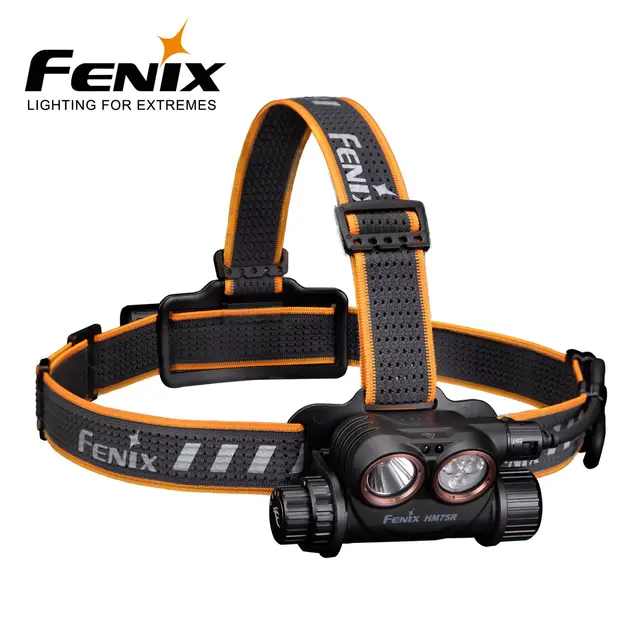 FENIX HM75R hodelykt 1600lm hvit og rødt LED lys 
