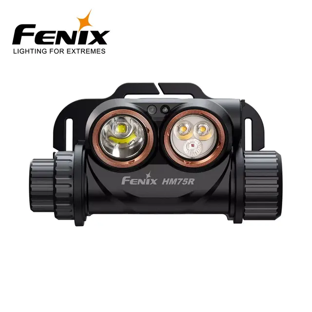 FENIX HM75R hodelykt 1600lm hvit og rødt LED lys 