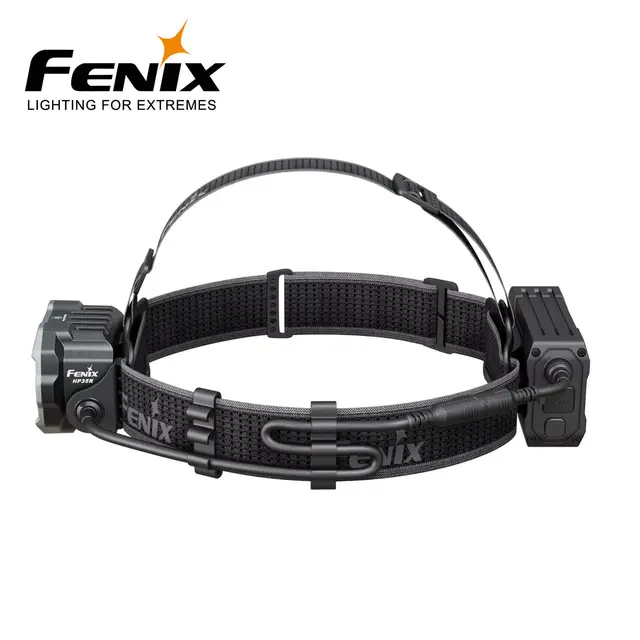 FENIX HP35R Hodelykt 4000lm Superkraftig lykt med separat batteri 
