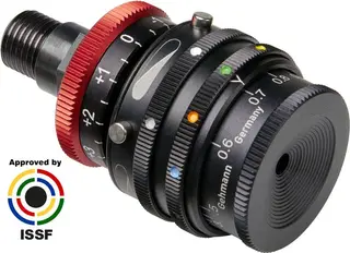 Gehmann iris med 6 farger, dobbel polarisator, dioper 0.0x