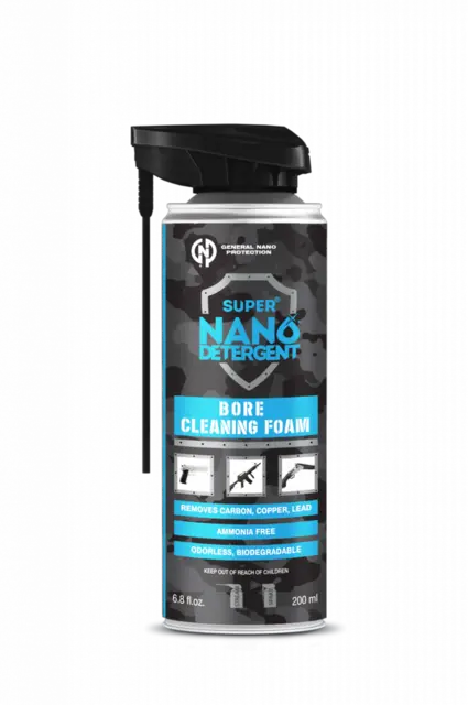 Super Nano Bore Cleaning Foam 200ml Kobber, Karbon og Bly fjerner 