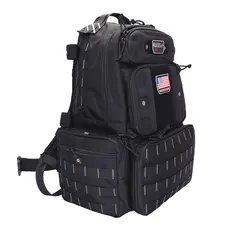 GPS TACTICAL RANGE BACKPACK Tall for 4 h&#229;ndv&#229;pen, svart