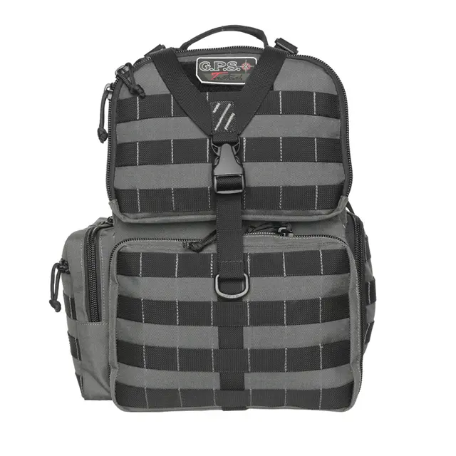 GPS TACTICAL RANGE BACKPACK for 3 håndvåpen, svart 