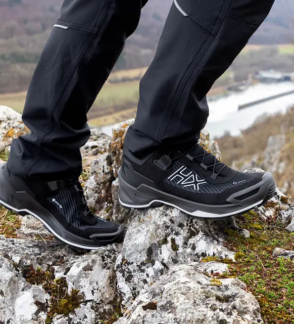 Haix BLACK EAGLE EVO Adventure GTX Ws low/black-silver 