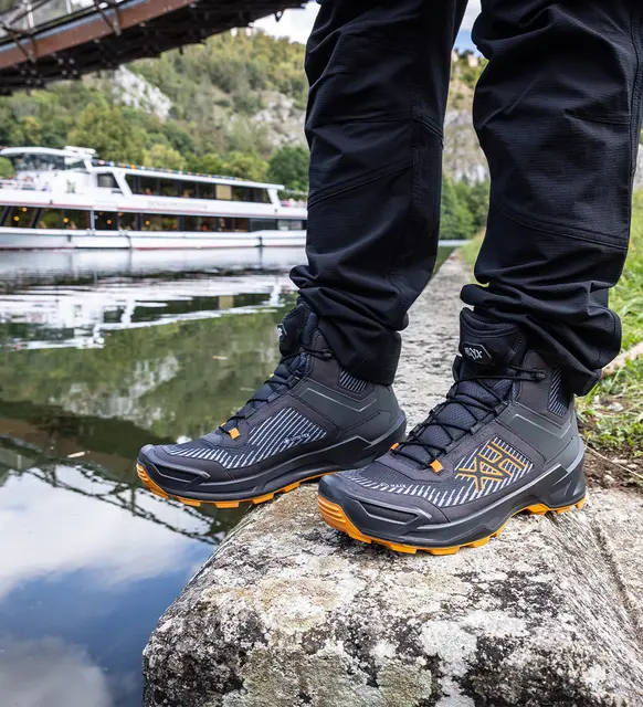 Haix BLACK EAGLE EVO Adventure GTX mid/graphite-orange 