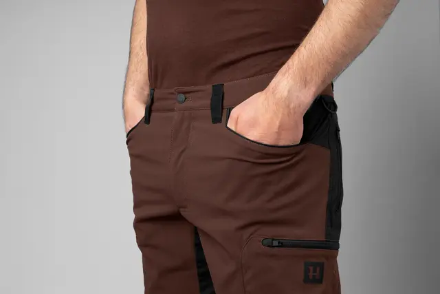 Härkila Ragnar bukser Burgundy/Black 