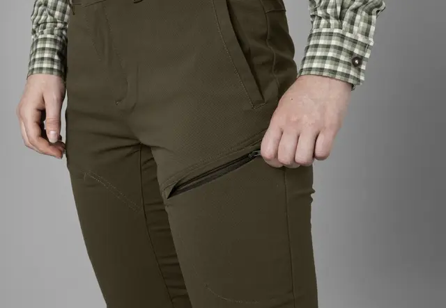 Härkila Retrieve Light bukser Women Dark warm olive 40 