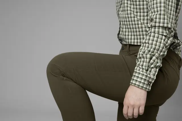 Härkila Retrieve Light bukser Women Dark warm olive 40 