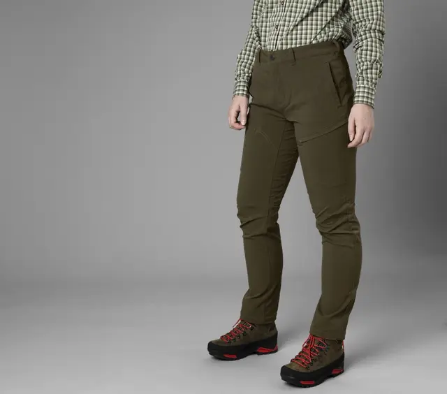 Härkila Retrieve Light bukser Women Dark warm olive 40 