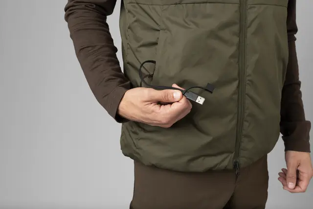 Härkila clim8 base vest Willow green 