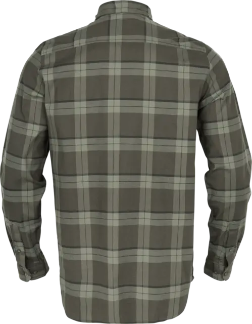 Härkila Fjell  langermet skjorte Green check 