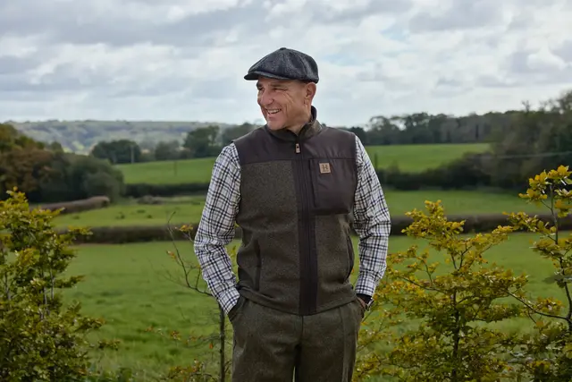 Härkila Kalix fleecevest Willow green 