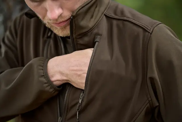 Härkila Scandinavian softshelljakke Willow green/Shadow brown Medium 