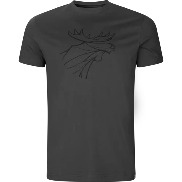 Härkila  graphic t-shirt 2-pack Brown granite/Phantom 