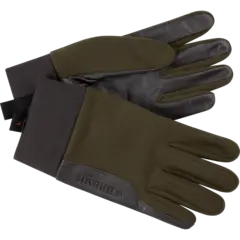 Härkila Driven Hunt shooting gloves Green/Shadow brown