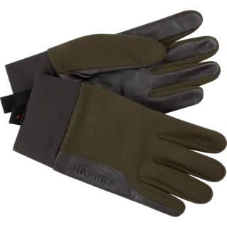 H&#228;rkila Driven Hunt shooting gloves Green/Shadow brown