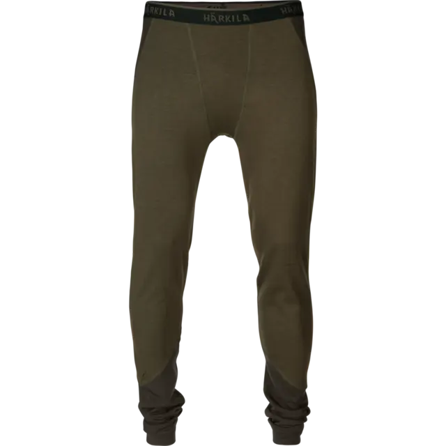 Härkila Base Warm long johns Willow green/Shadow brown #L 