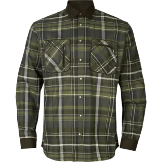 H&#228;rkila Pajala Skjorte Olive Check