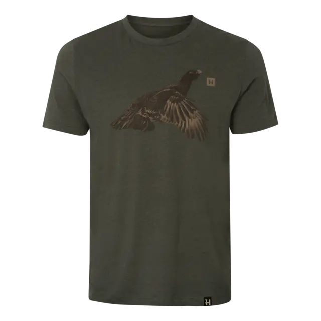 Härkila Topp kortermet T-skjorte Forest night grouse 